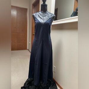 Thakoon Midnight Navy Slip Dress Size 2 NWT